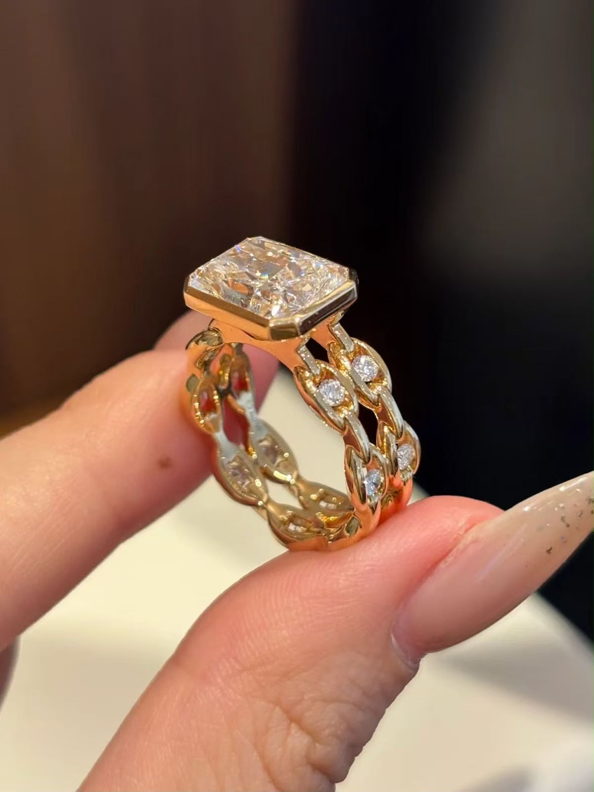 A link for tracey to pay ring 5.5#( platinum)(50%diposit)