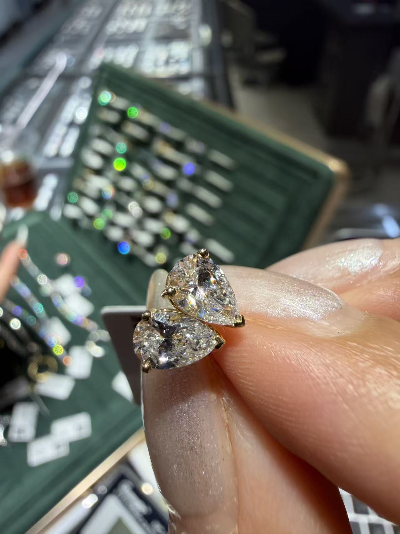 A link for NC to pay deposit 1.5carat each ear studs