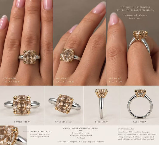 A link for Chimey to pay  ring(50%deposit)