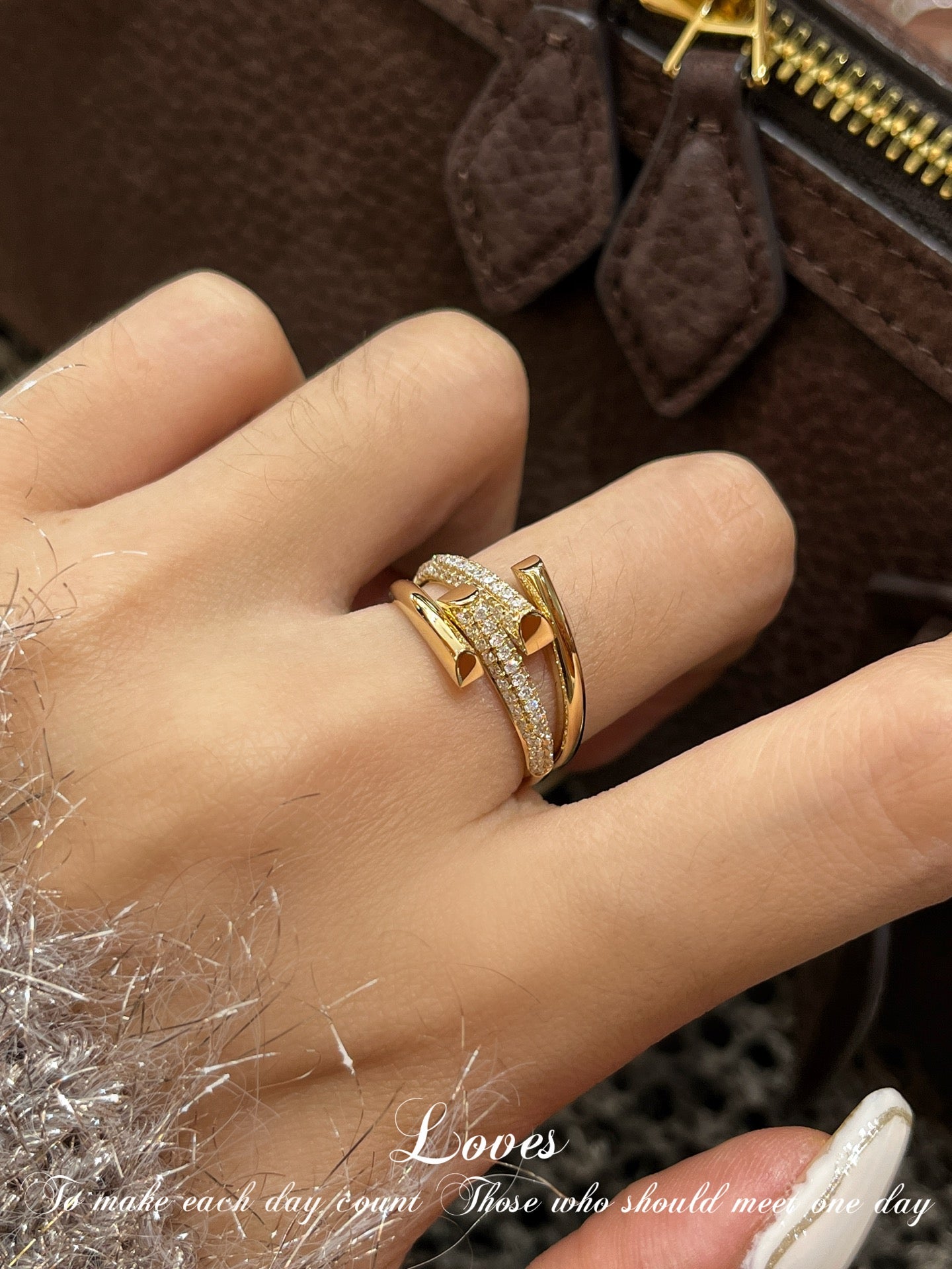 Lab-Grown Diamond Wrap Ring | Ethical Modern Jewelry | 18K Yellow Gold