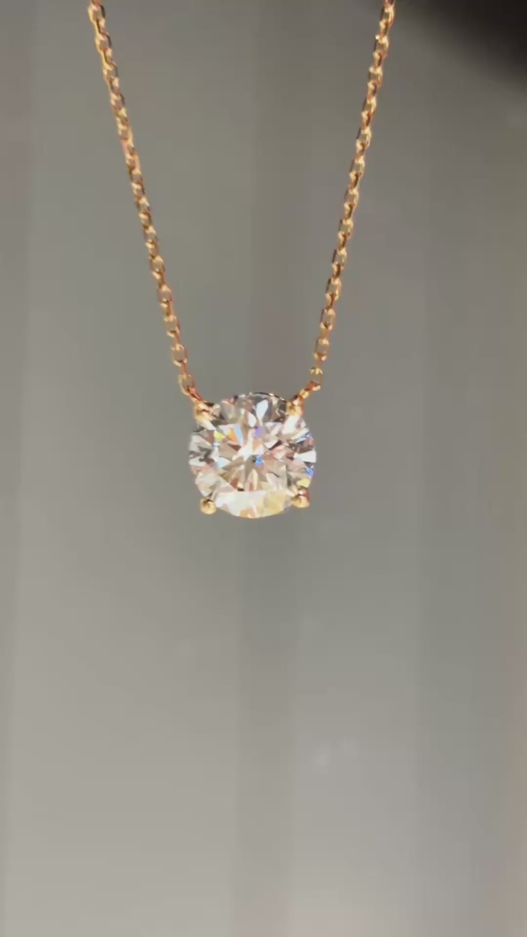 1.17ct Marquise Lab Grown Diamond Horizontal Necklace with Lip Detail | Romantic Design | 18K White Gold